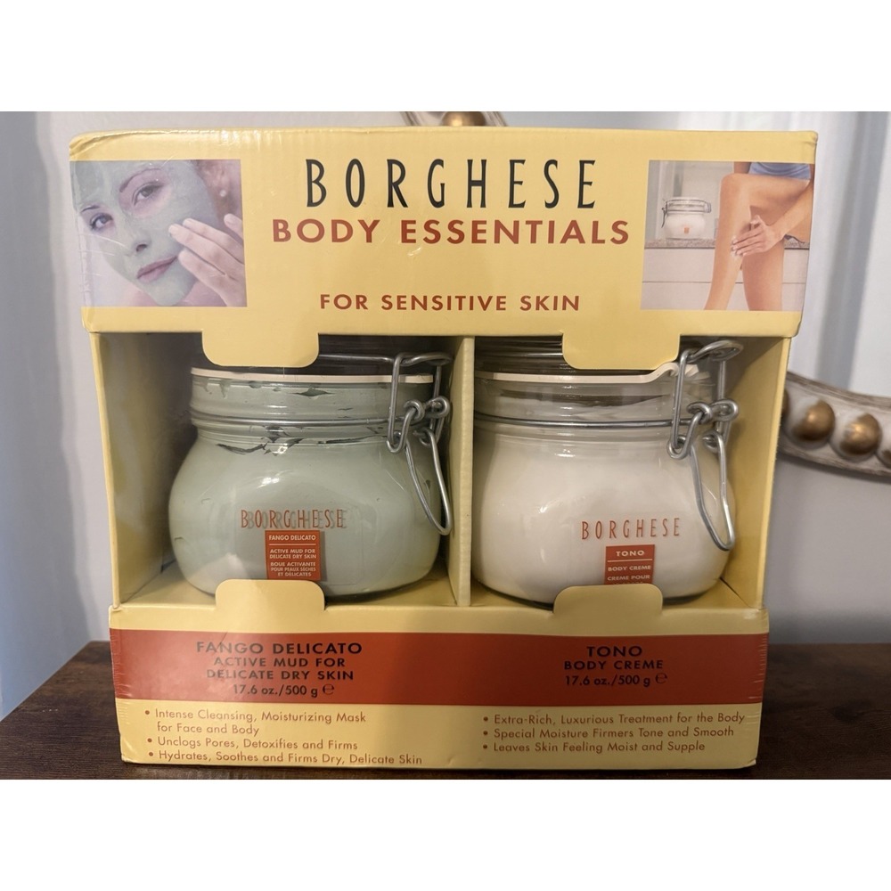 Vintage‎ Borghese Body Essentials Fango Delicato Tono Gift Set Sealed